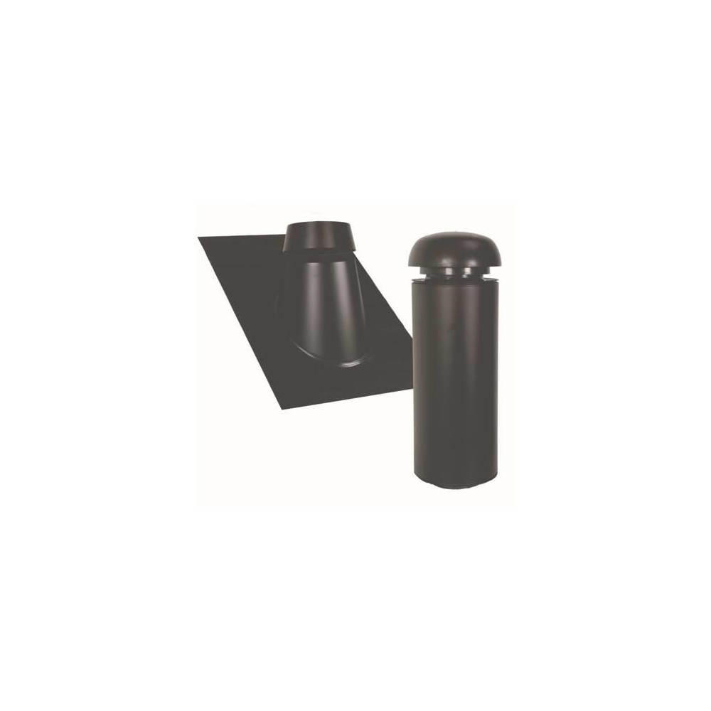 Produktbild för SABETOFLEX takhuv 200, längd 900 mm, taklutn. 31-45°, svart/...