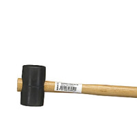 Produktbild för HULTAFORS gummihammare GU Ø65 mm svart, hårdhet 80/90 Shore...