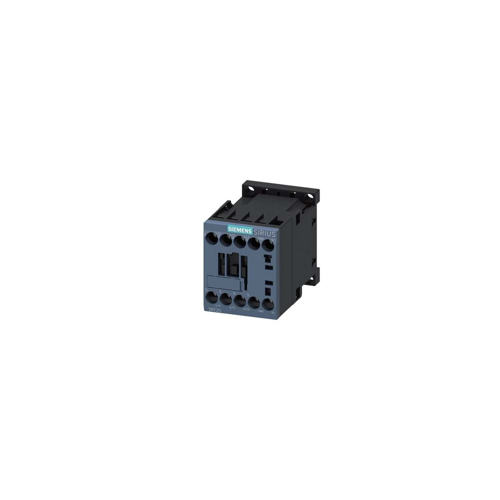 Produktbild för Siemens 3RT2017-1AP01, Kontaktor, Sort, Vekselstrøm, 231 g,...