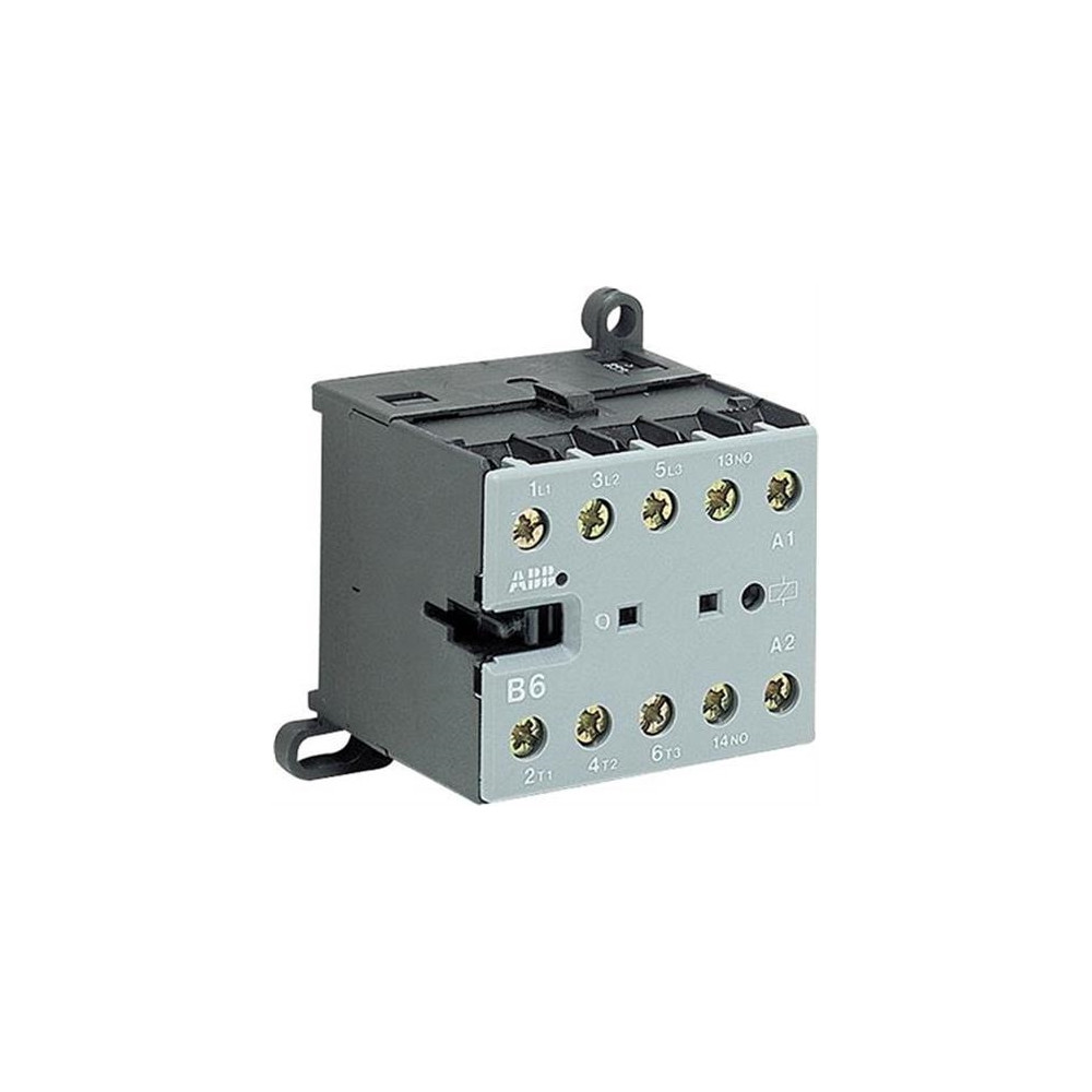 Produktbild för ABB Mini contactor 4KW, 400V AC, 9 A vid AC3,3 poler, 1NO, s...