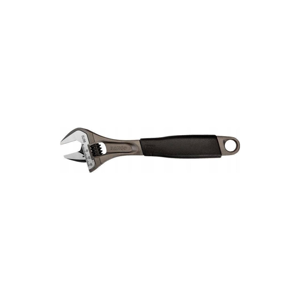 Produktbild för Bahco Skiftnyckel ERGO™, svartoxiderad, 257 mm, Ställbar ski...