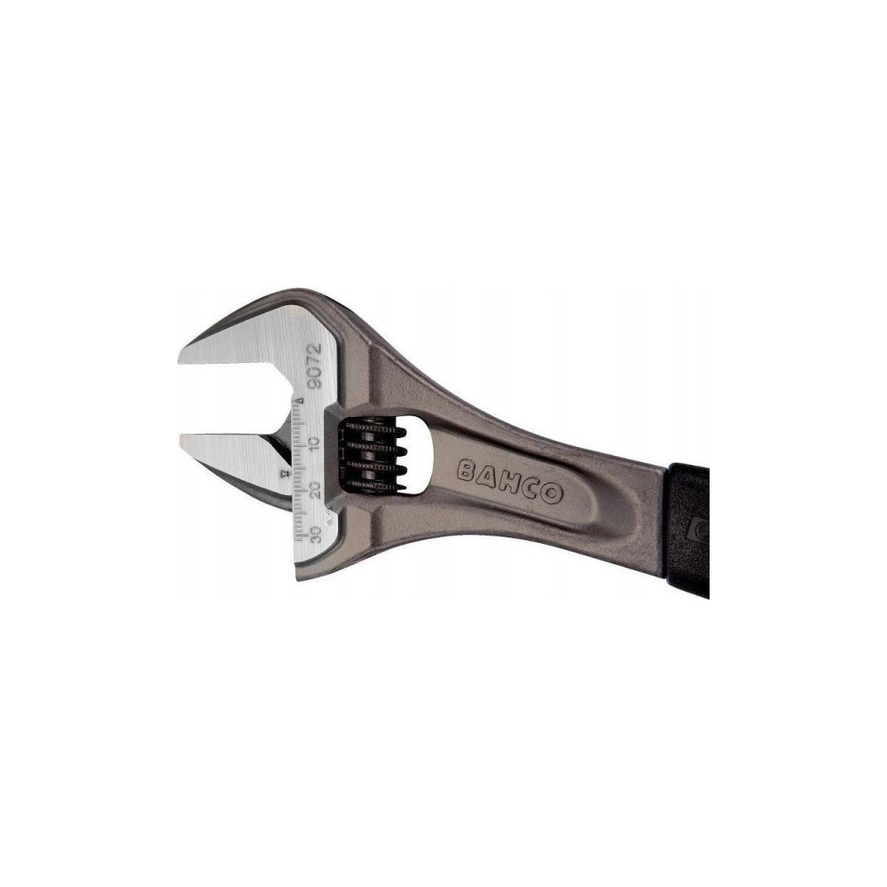 Produktbild för Bahco Skiftnyckel ERGO™, svartoxiderad, 257 mm, Ställbar ski...