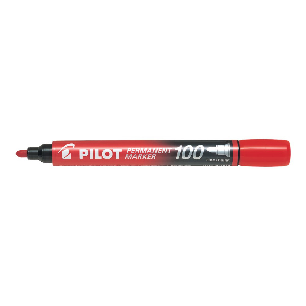 Produktbild för Pilot 100 - markering - röd