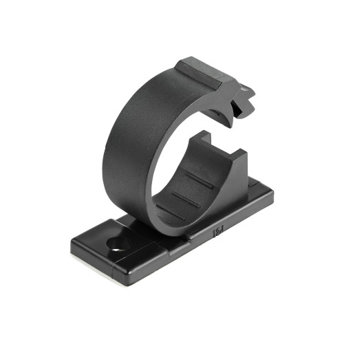 StarTech.com StarTech.com 100 självhäftande kabelhanteringsclips Svart - Nätverk/Ethernet/kontorsbord/datorsladdorganiserare - Självfästande kabel-/ledningshållare - Självhäftande nylonklämma brandklassad enligt UL/94V-2 - kabelklämmor - TAA-kompatibel