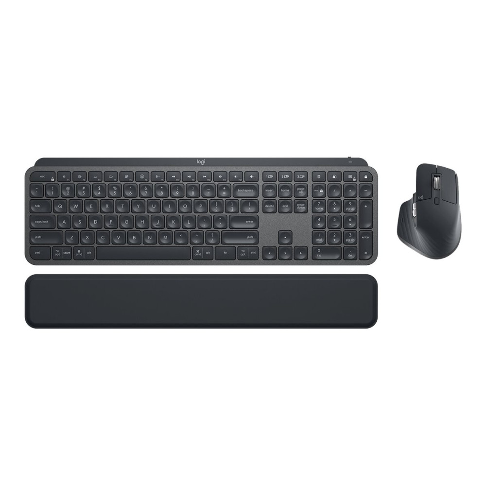 Produktbild för Logitech MX Keys Combo for Business - sats med tangentbord och mus - QWERTY - USA, internationellt - grafit Inmatningsenhet