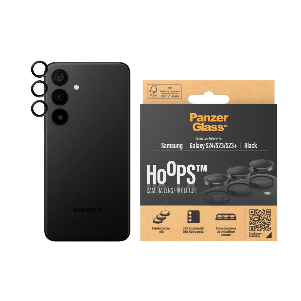 Produktbild för PanzerGlass Hoops - linsskydd för mobiltelefon