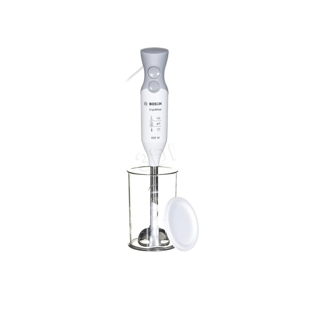 Produktbild för Bosch ErgoMixx MSM66110 - handmixer - vit/telegrå