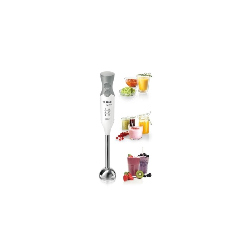 Produktbild för Bosch ErgoMixx MSM66110 - handmixer - vit/telegrå