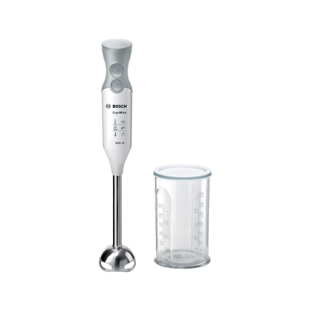 Produktbild för Bosch ErgoMixx MSM66110 - handmixer - vit/telegrå