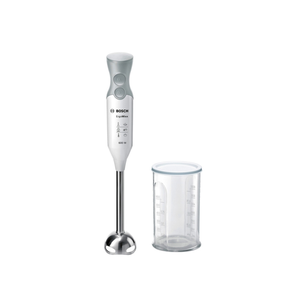 Produktbild för Bosch ErgoMixx MSM66110 - handmixer - vit/telegrå