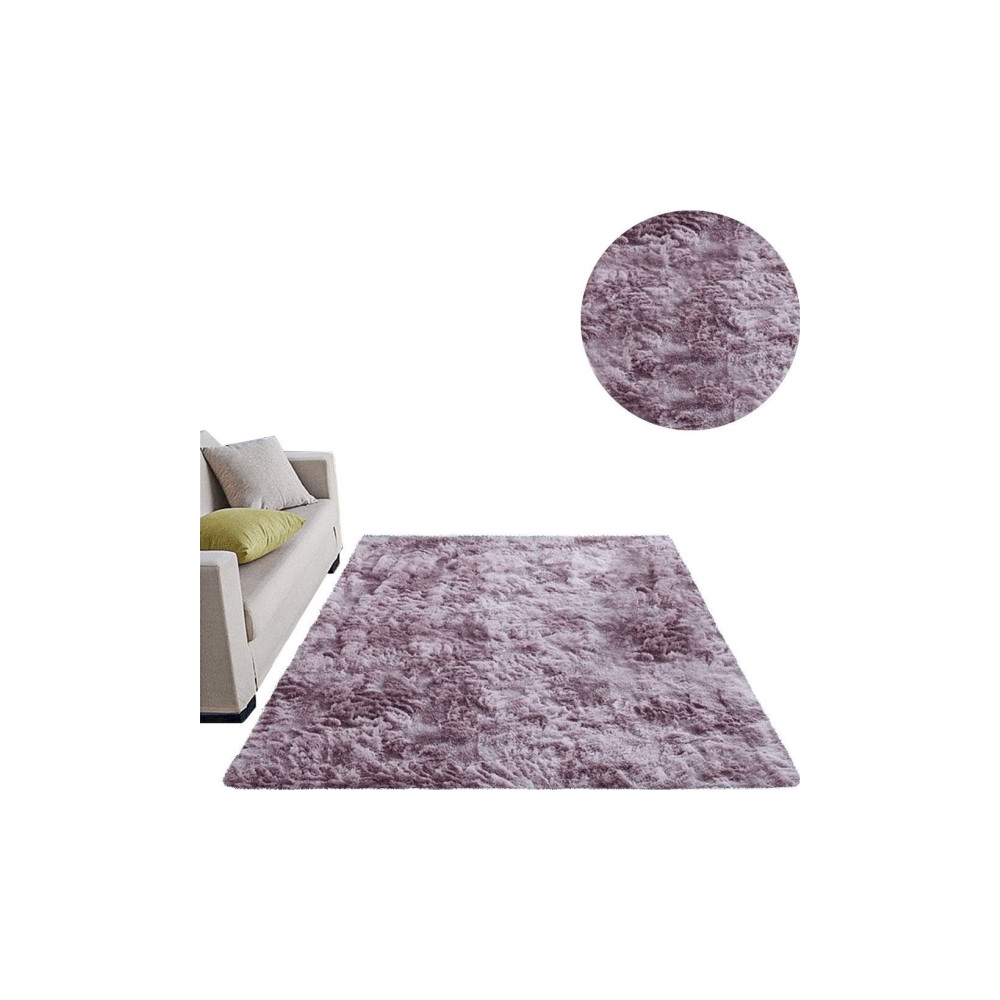 Produktbild för Strado Carpet Ombre Shaggy Strado 100x150 OmbrePurple (Pink)...