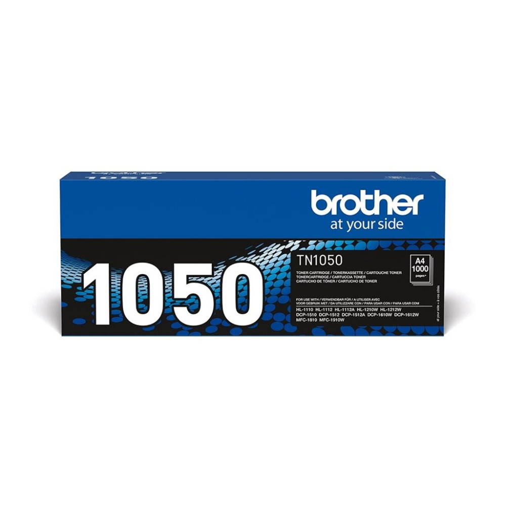 Produktbild för Brother TN1050 - svart - original - tonerkassett
