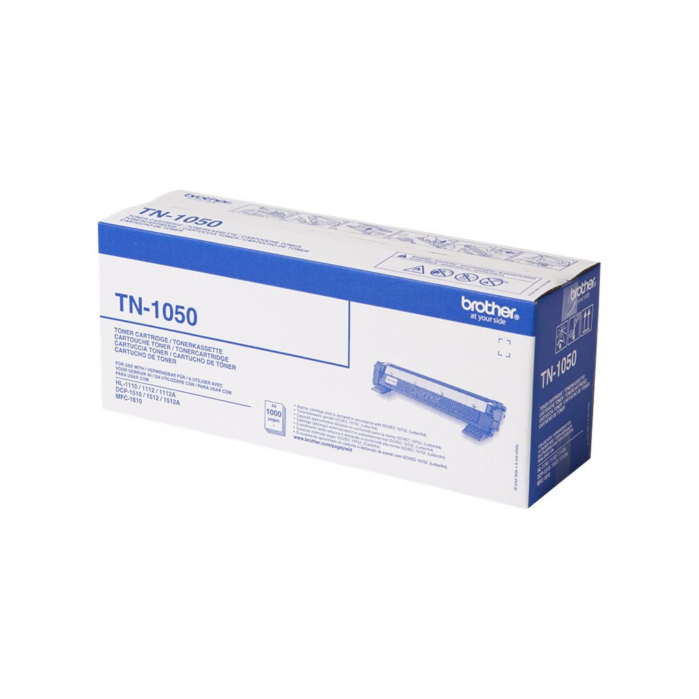Produktbild för Brother TN1050 - svart - original - tonerkassett