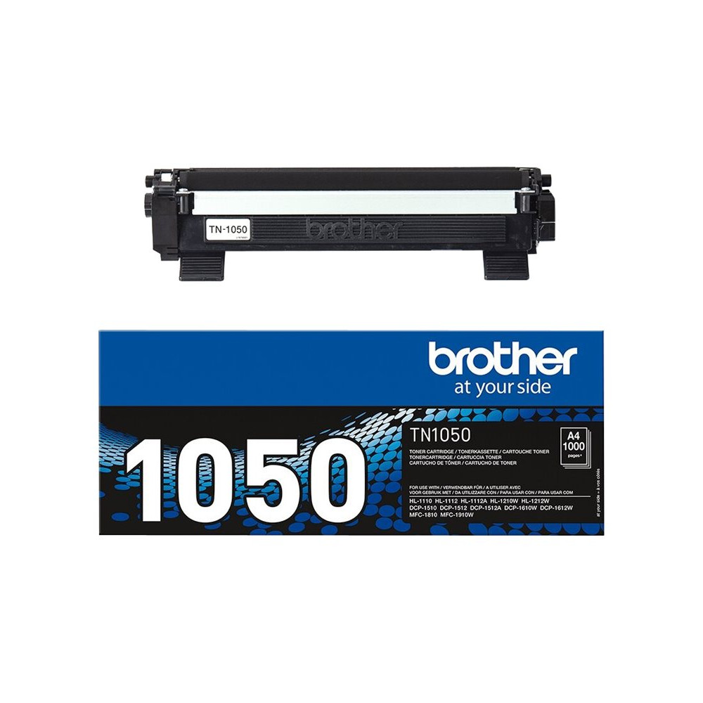 Produktbild för Brother TN1050 - svart - original - tonerkassett