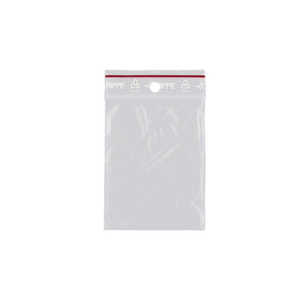Produktbild för Grippie 60x80mm T-04 50my dragkedjepåsar