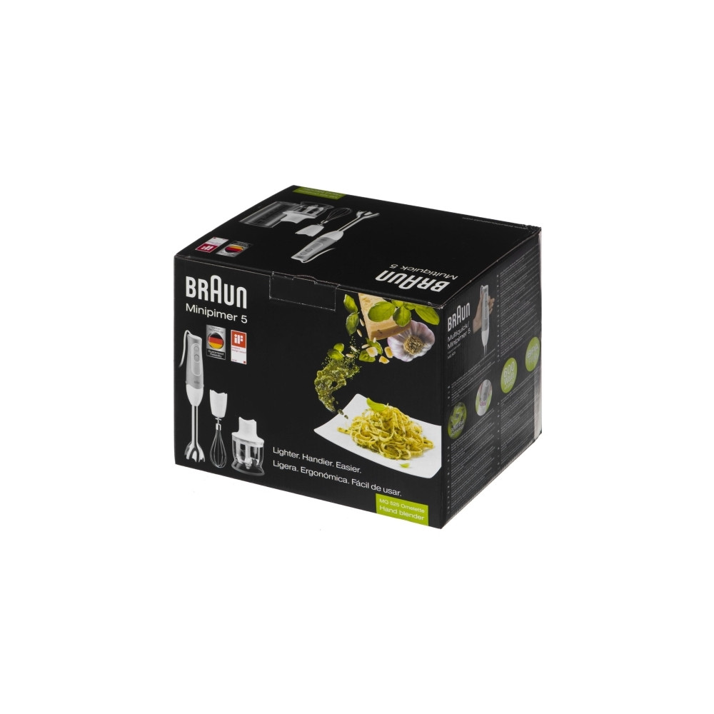 Produktbild för Braun Multiquick 5 MQ 525 Omelette - handmixer - vit / grå