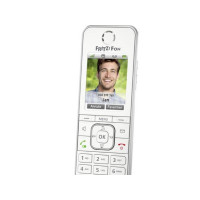 Produktbild för FRITZ!Fon C6 - trådlös VoIP-telefon - med internetradio med nummerpresentation - 3-riktad samtalsförmåg