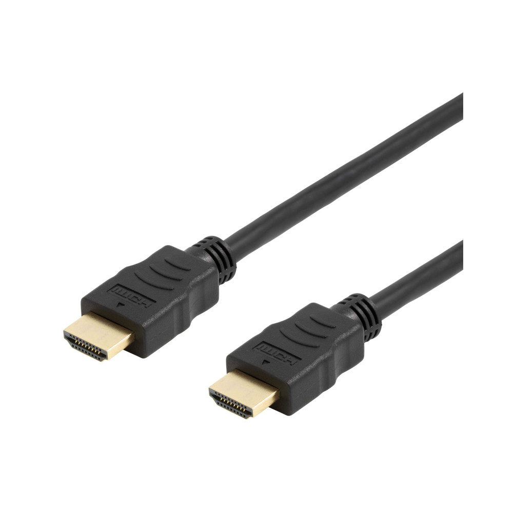Produktbild för DELTACO Office HDMI-1010D-DO - HDMI-kabel med Ethernet - 1 m