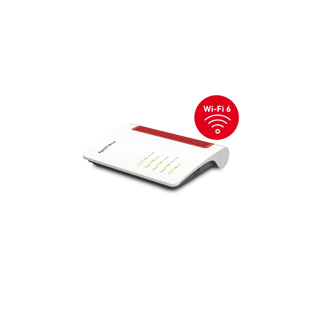 Produktbild för FRITZ!Box 7530 AX - trådlös router - DSL-modem - Wi-Fi 6 - skrivbordsmodell