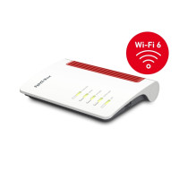 Produktbild för FRITZ!Box 7530 AX - trådlös router - DSL-modem - Wi-Fi 6 - skrivbordsmodell