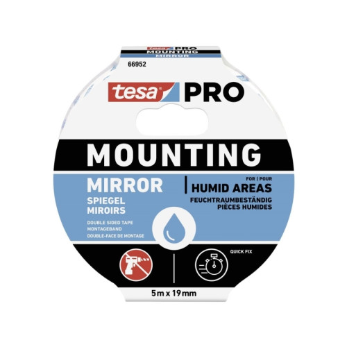 tesa tesa monterings-tejp 5 m x 19 mm – PRO 66952, dubbelhäftande...