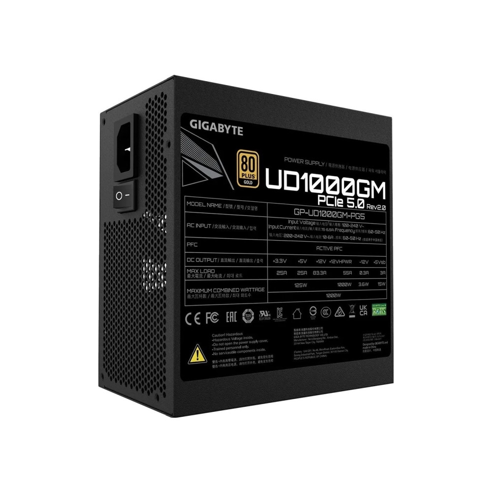 Produktbild för Gigabyte UD1000GM PG5 - nätaggregat - 1000 watt