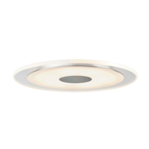 Paulmann Paulmann Premium - takförsänkt lampa - LED - 6 W - varmt vitt ljus - 3000 K - aluminiumsatin (paket om 3)