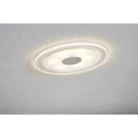 Produktbild för Paulmann Premium - takförsänkt lampa - LED - 6 W - varmt vitt ljus - 3000 K - aluminiumsatin (paket om 3)