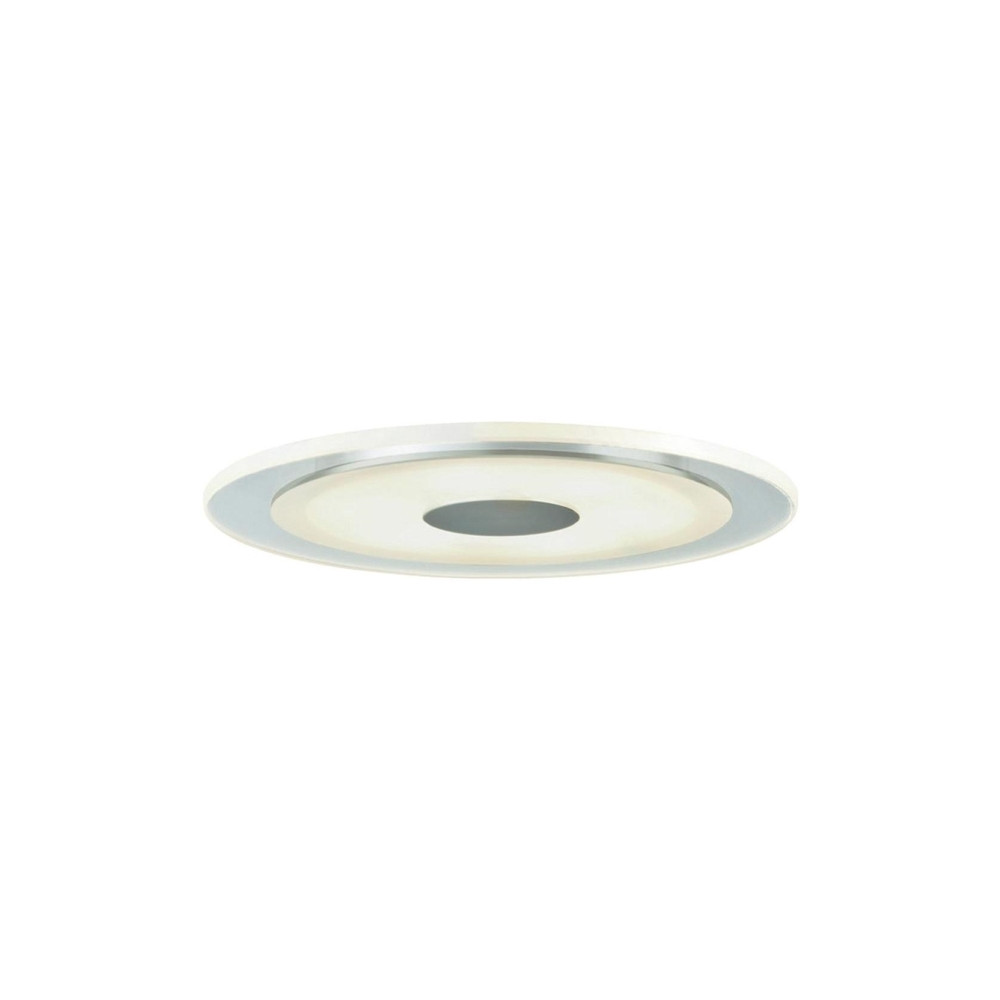 Produktbild för Paulmann Premium - takförsänkt lampa - LED - 6 W - varmt vitt ljus - 3000 K - aluminiumsatin (paket om 3)