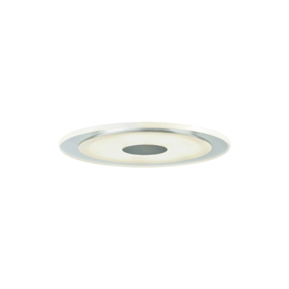 Produktbild för Paulmann Premium - takförsänkt lampa - LED - 6 W - varmt vitt ljus - 3000 K - aluminiumsatin (paket om 3)