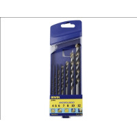Produktbild för Irwin universella cylindriska borrar 4,5,6,8,10,12 mm-set (1...