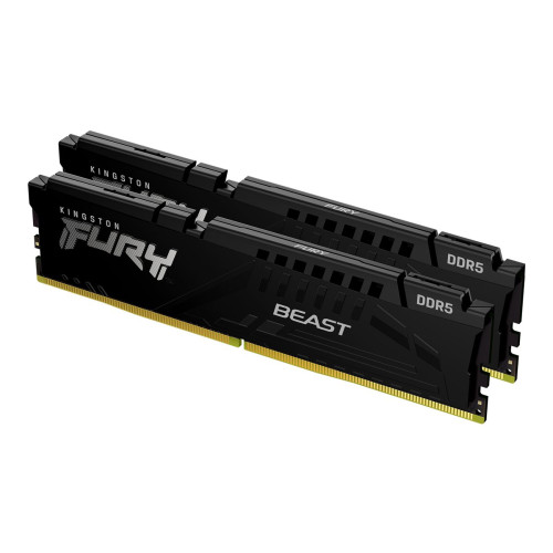 Kingston Technology Kingston FURY Beast - DDR5 - sats - 64 GB: 2 x 32 GB - DIMM 288-pin / PC5-48000 - ej buffrad