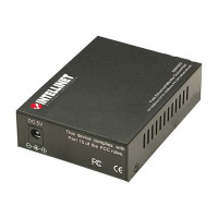 Produktbild för Intellinet Fast Ethernet Media Converter, 10/100Base-Tx to 100Base-Fx (SC) Multi-Mode, 2 km (1.24 mi) - fibermediekonverterare - 10Mb LAN, 100Mb LAN