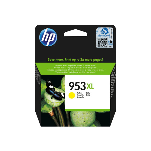 HP HP 953XL - Lång livslängd - gul - original - bläckpatron
