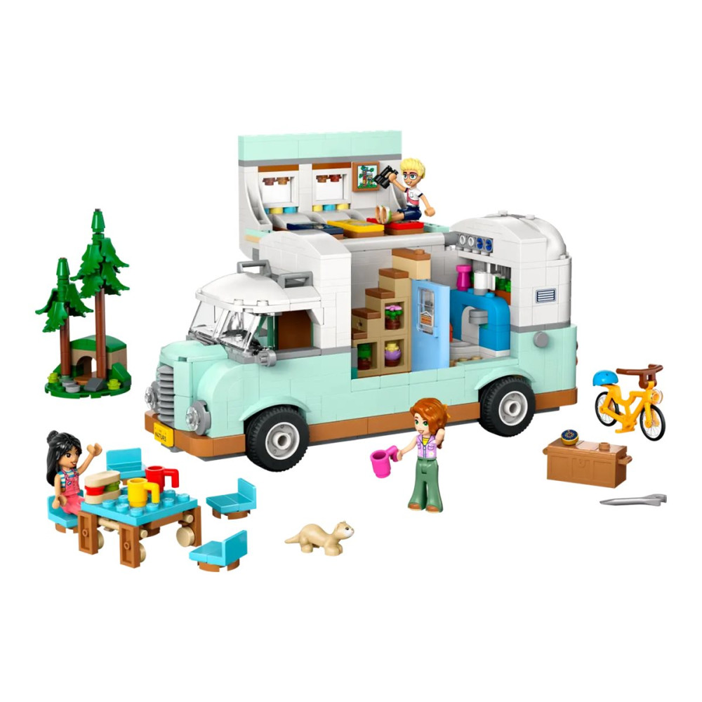 Produktbild för LEGO Friends 42663 - Vänskapshusvagnsäventyr - byggsats