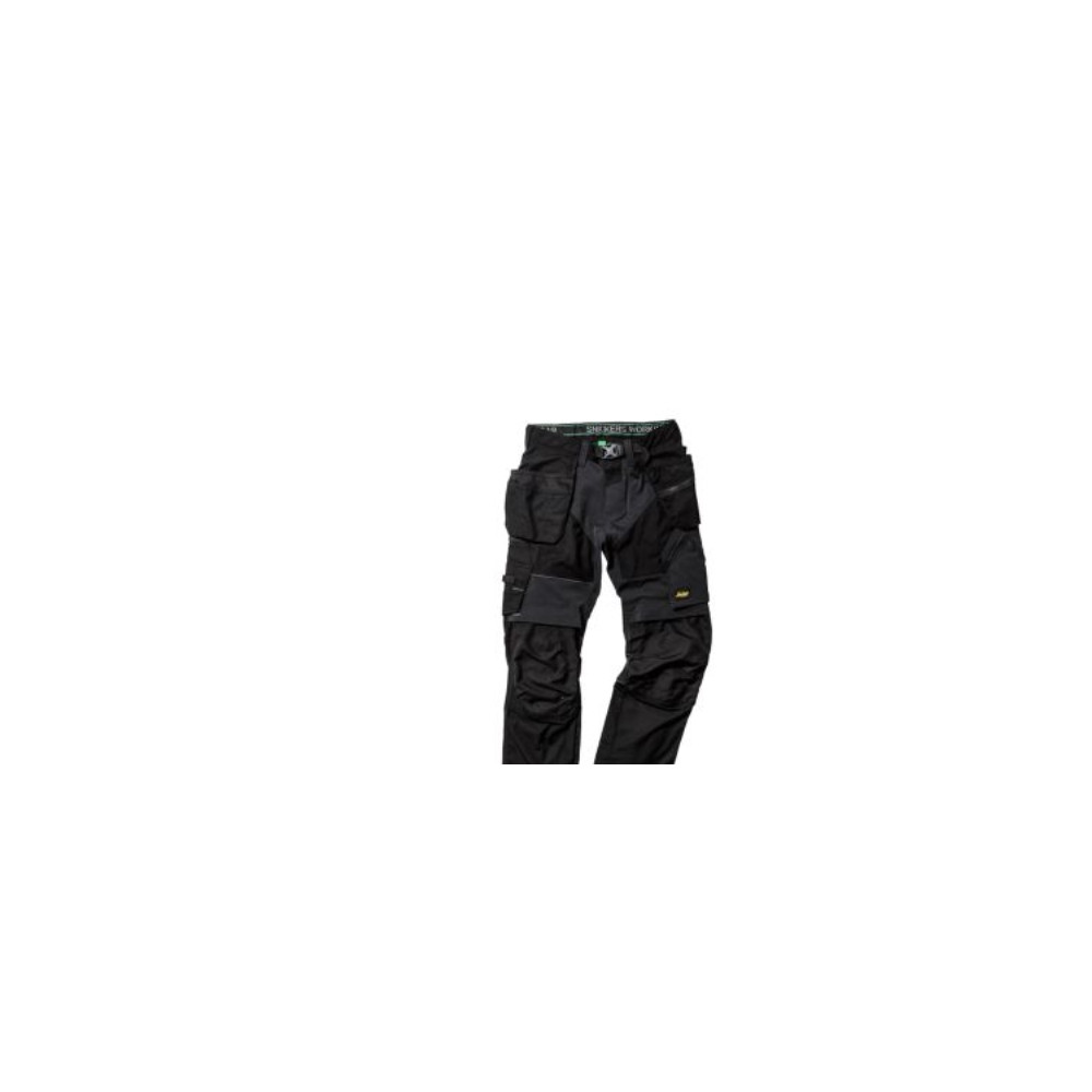 Produktbild för Snickers Workwear 69020404048, Bukser, Mand, Sort, Elastin,...