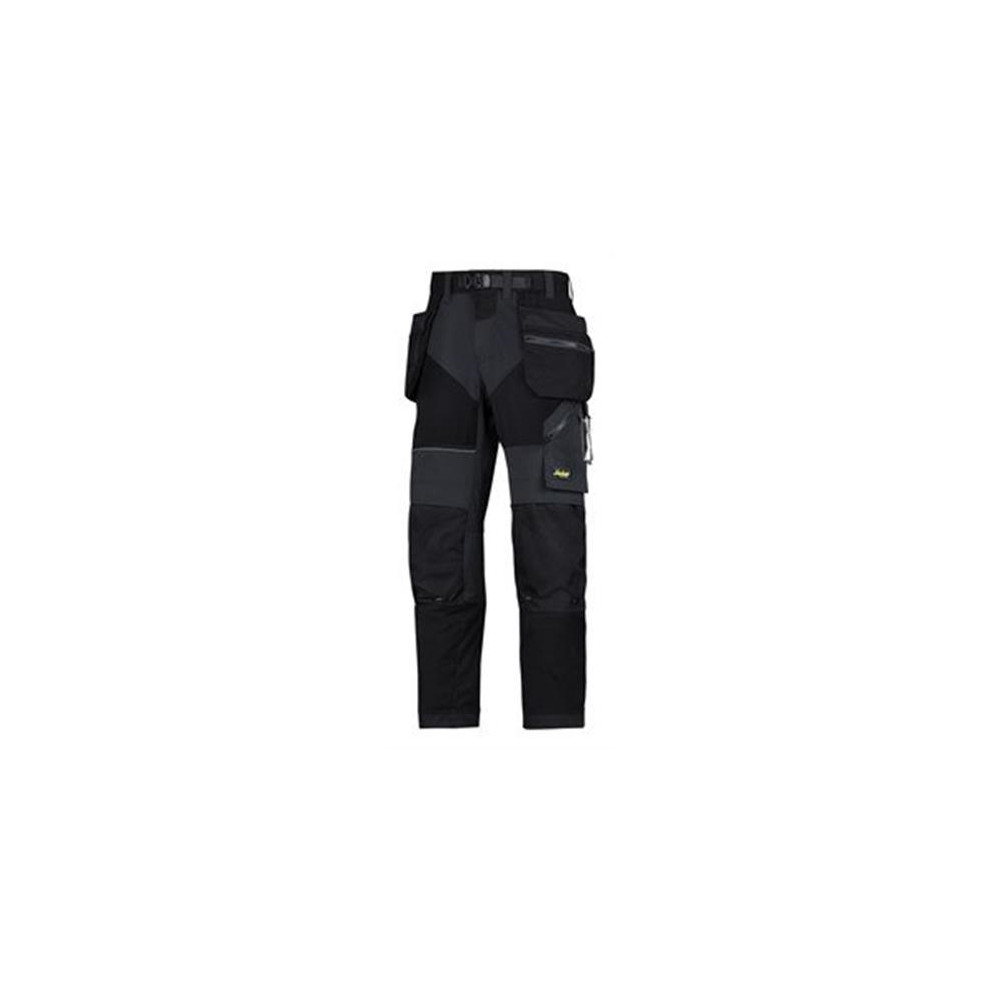Produktbild för Snickers Workwear 69020404048, Bukser, Mand, Sort, Elastin,...
