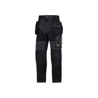 Produktbild för Snickers Workwear 69020404048, Bukser, Mand, Sort, Elastin,...