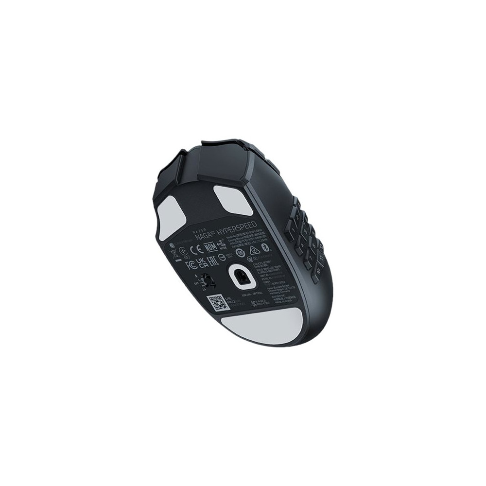 Produktbild för Razer Naga V2 HyperSpeed - mus - Bluetooth, 2.4 GHz