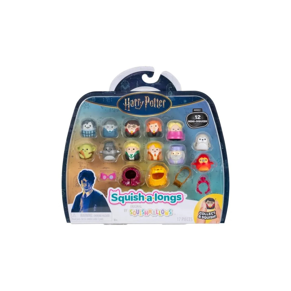 Produktbild för Squish-a-longs 2,5 cm Harry Potter 12-pack