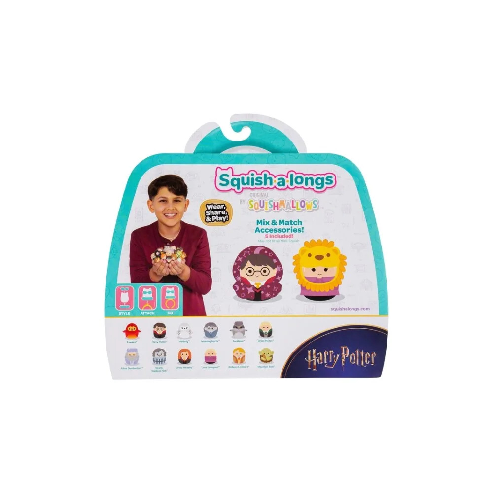 Produktbild för Squish-a-longs 2,5 cm Harry Potter 12-pack