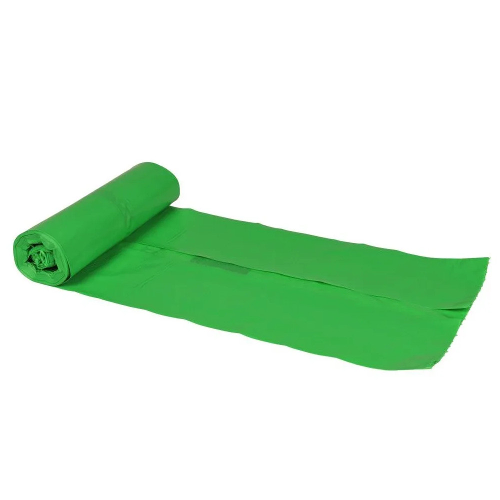 Produktbild för Sopsäckar Säckko-Boy 60 liter gröna, LDPE/återvunnet, 55x103...