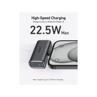 Produktbild för Anker Nano strömförsörjningsbank - 24 pin USB-C - 22.5 Watt