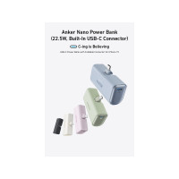 Produktbild för Anker Nano strömförsörjningsbank - 24 pin USB-C - 22.5 Watt