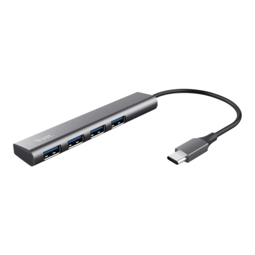 Trust Computer Products Trust Halyx - hubb - USB-C - 4 portar