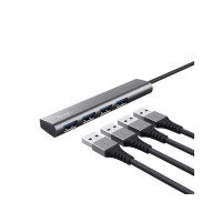Produktbild för Trust Halyx - hubb - USB-C - 4 portar