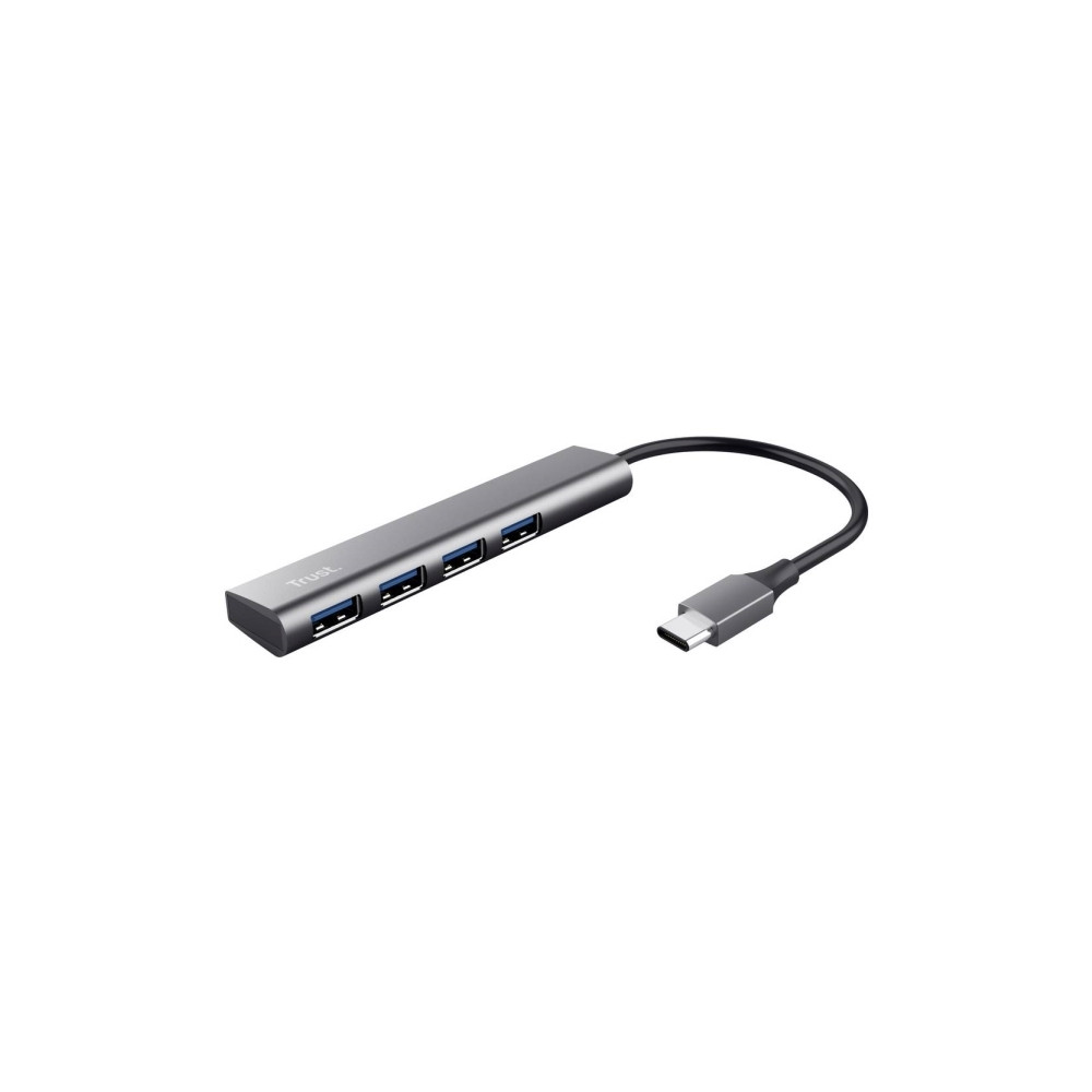 Produktbild för Trust Halyx - hubb - USB-C - 4 portar