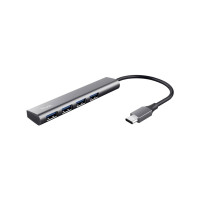 Produktbild för Trust Halyx - hubb - USB-C - 4 portar