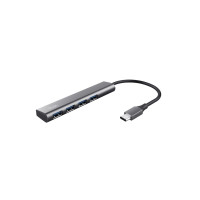 Produktbild för Trust Halyx - hubb - USB-C - 4 portar