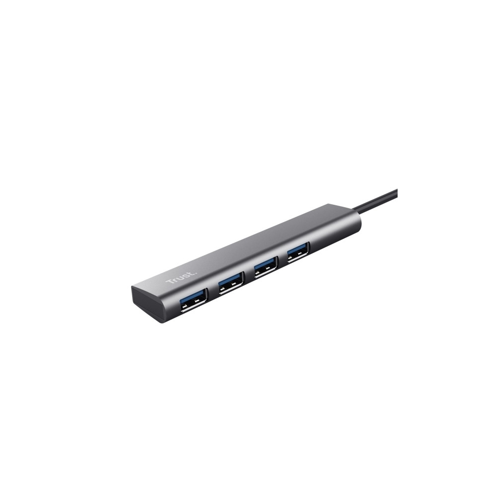 Produktbild för Trust Halyx - hubb - USB-C - 4 portar